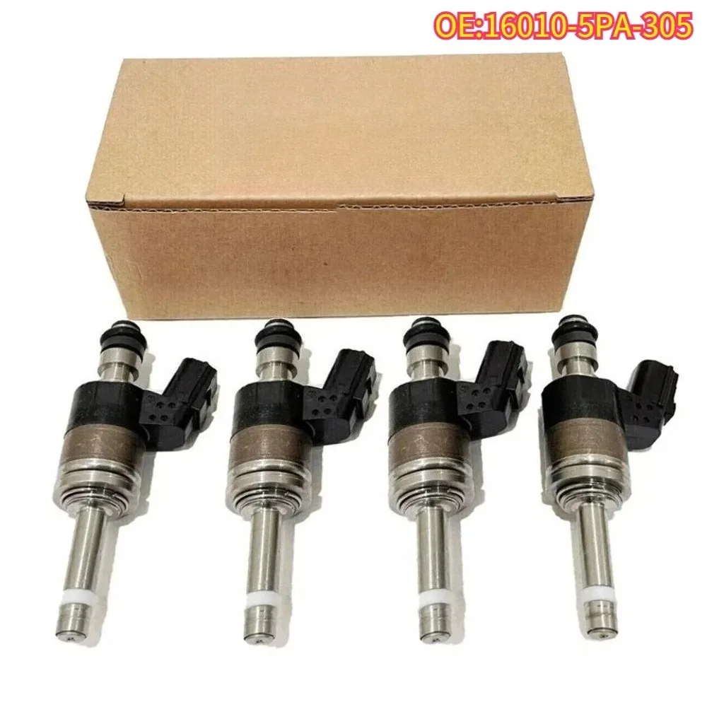 

High quality New For 4Pcs 16010-5PA-305 Fuel Supply Injector For Accord CRV Practical And Durable