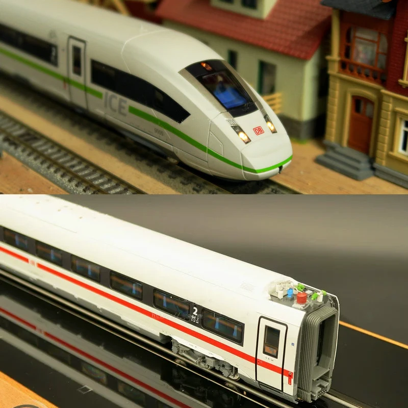 Modèle de train numérique avec lumières, version à effet sonore, 4 nœuds, 12 nœuds en option, Allemagne, PIKO, ICE4, DCC, 00-1: 87, 51405