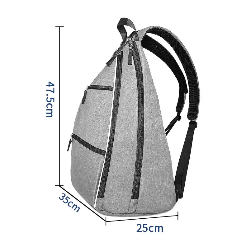 Pickleball Bag For Unisex 2024 New Outdoor Sports Tennis Single Shoulder Badminton Table Tennis Backpack High Quality