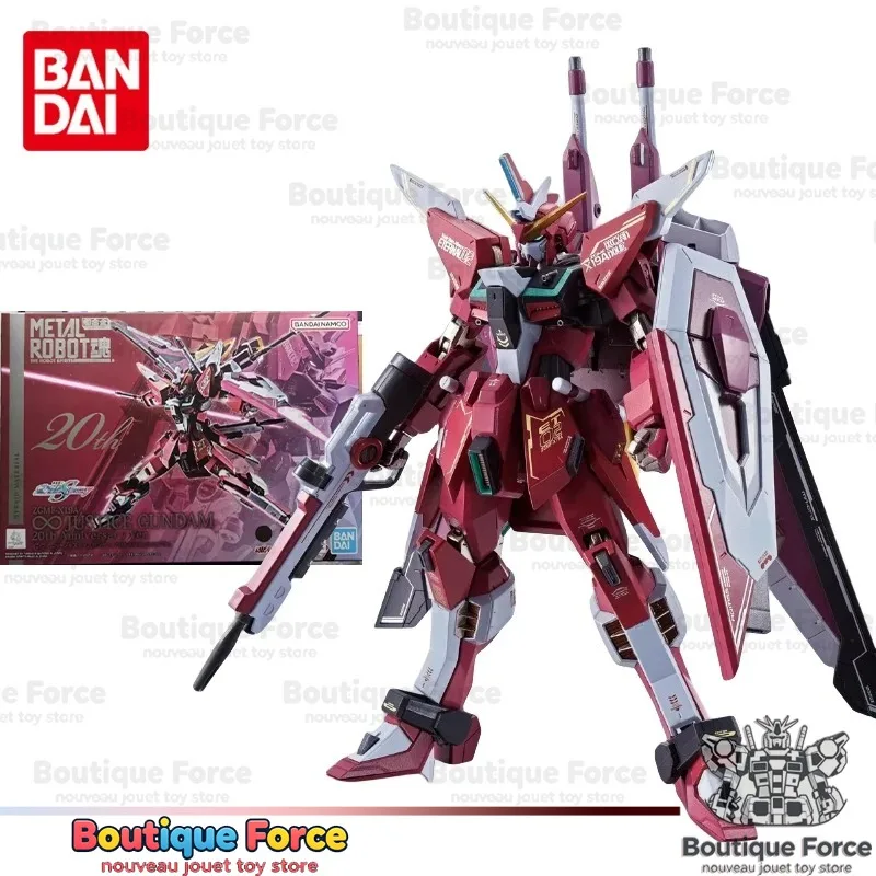 

Bandai Gundam Robot Spirits ZGMF-X19A JUSTICE GUNDAM 20th Anniversary Ver. Anime Figure Collectible Toy for Adults Kids