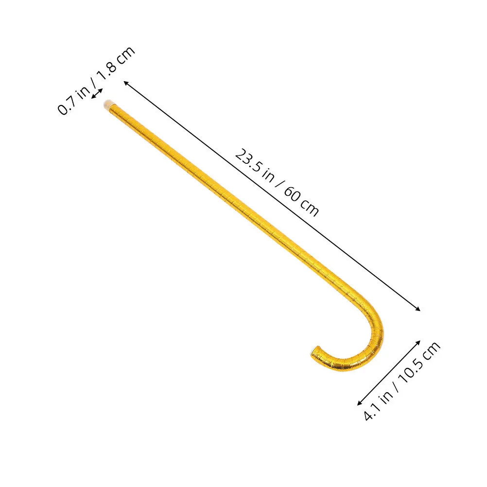 4 stuks Kids Jazz Dance Cane Props Lichtgewicht Decoratieve Kruk Stok Halloween Cosplay Party Dress Up Kinderen Dance Cane