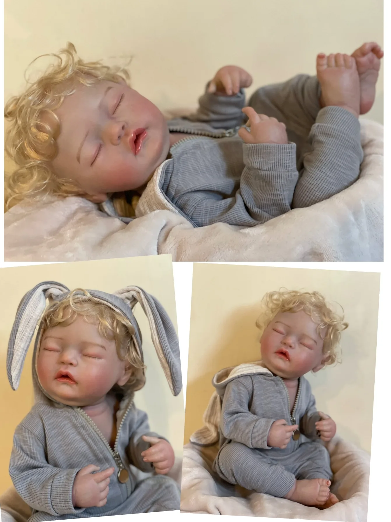 18 Inch Lifelike bebe Reborn Boy Doll Soft Touch Full Body Vinyl Newborn Baby Doll For Birthday Gifts