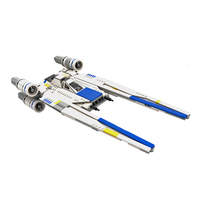 749PCS MOC Space War Aircraft Battleship Building Blocks U-Wing MOD Fighter Model Assembly Toy Adult Collection Holiday Gift