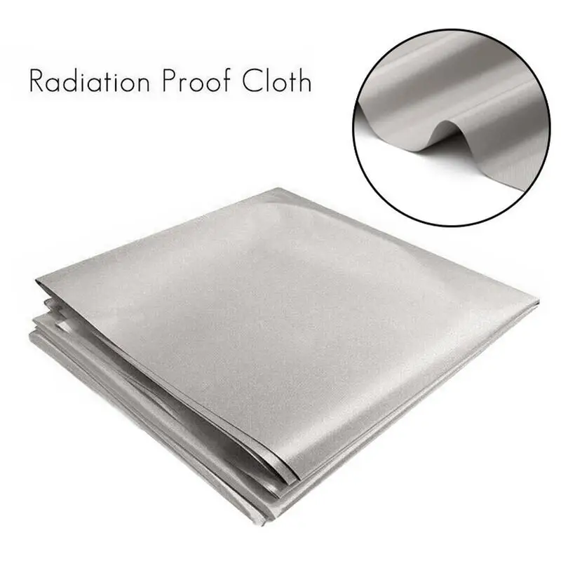 1x1.1m/2x1.1m Faraday Fabric RFID Shielding Block WiFi/RF Anti-Radiation Conductive Magnetic Copper/Nickel EMF Protection Cloth