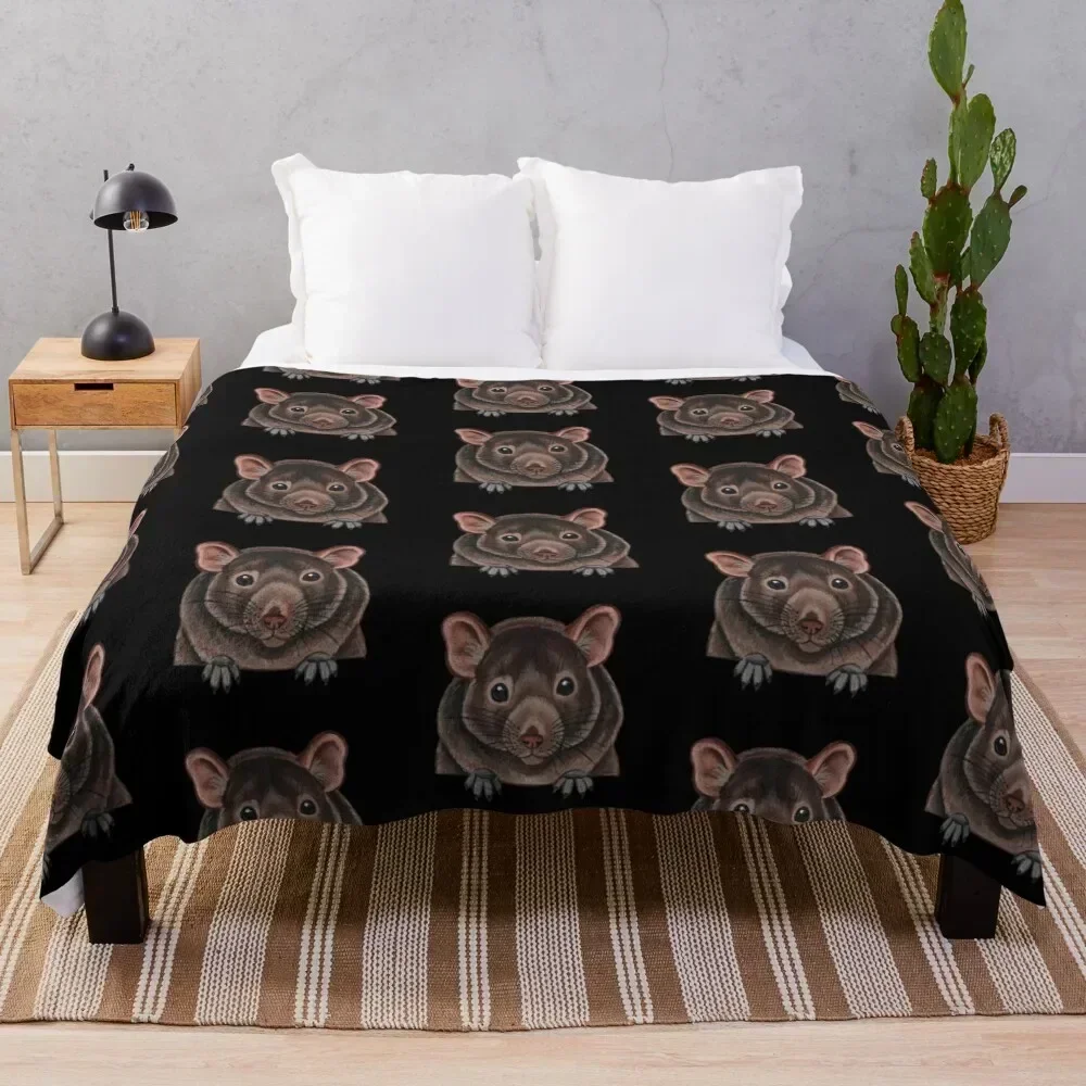 Degu Throw Blanket Decoratives for sofa Sofa Quilt Blankets