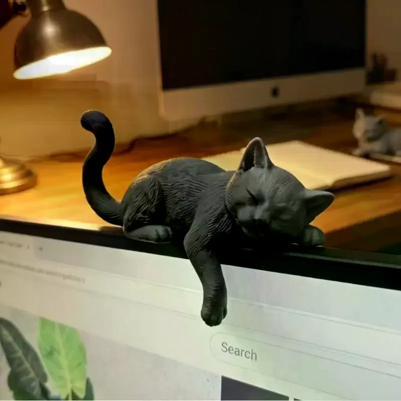 3D Printing Use - ※1 Stück 3D-gedrucktes Lazy Cat Monitor