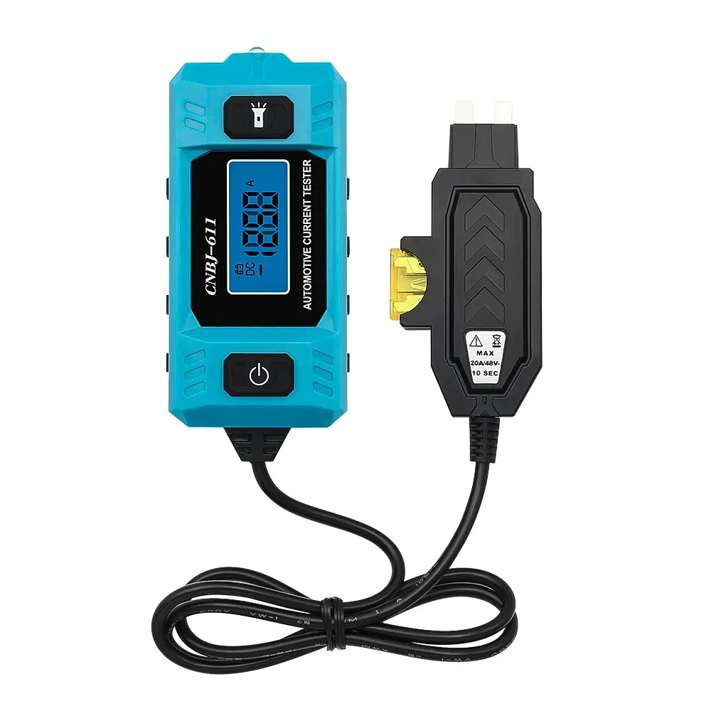 

Car Leakage Analyzer Automotive Fuse Current Tester CNBJ-611 Fault Tester Automotive Fuse Current Testing Tool with Battery