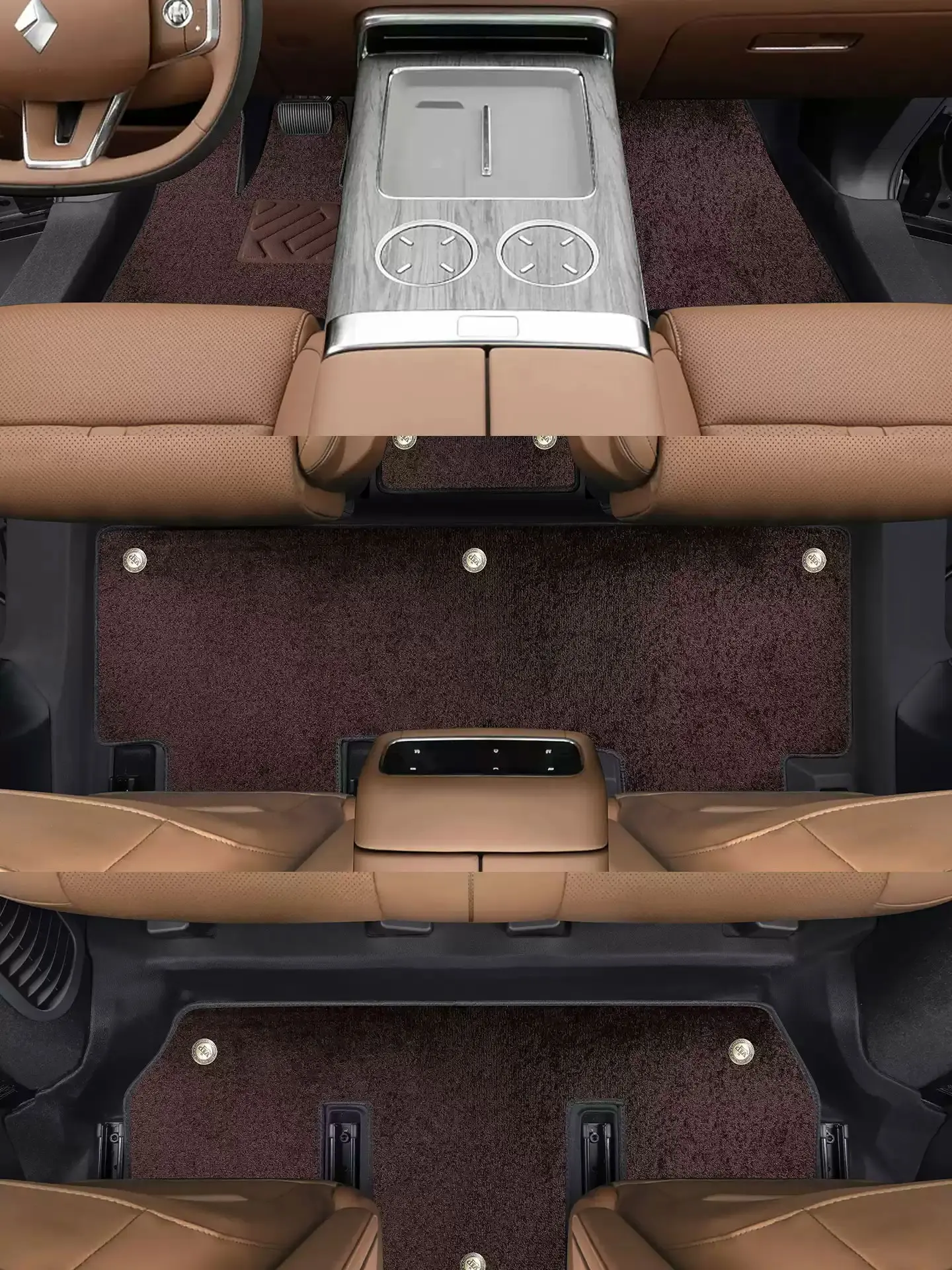 Left-Hand Drive Car Custom Fit Floor Mat For Huajing S 2026 Odorless Waterproof Full Coverage Floor Liner Protector Foot Pad