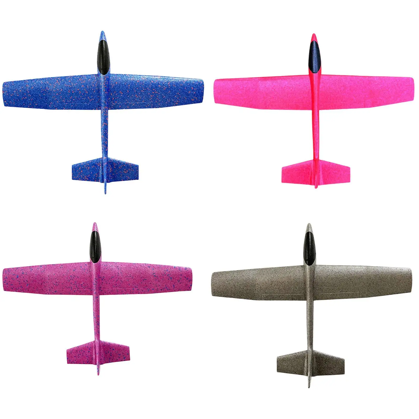 Miniature Foam Airplane Toy Hand Toss Glider Plane Kids Outdoor Sport Toys for Park Backyard Beach