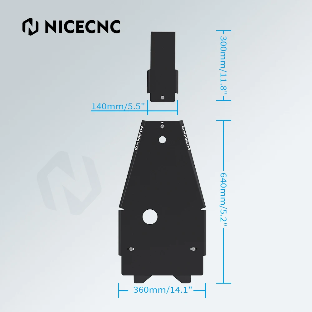 

NICECNC ATV For Yamaha Raptor 700 2006-2011 2013-2022 Raptor 700R 2012-2022 Full Chassis Skid Plate Frame Guard Cover Protector