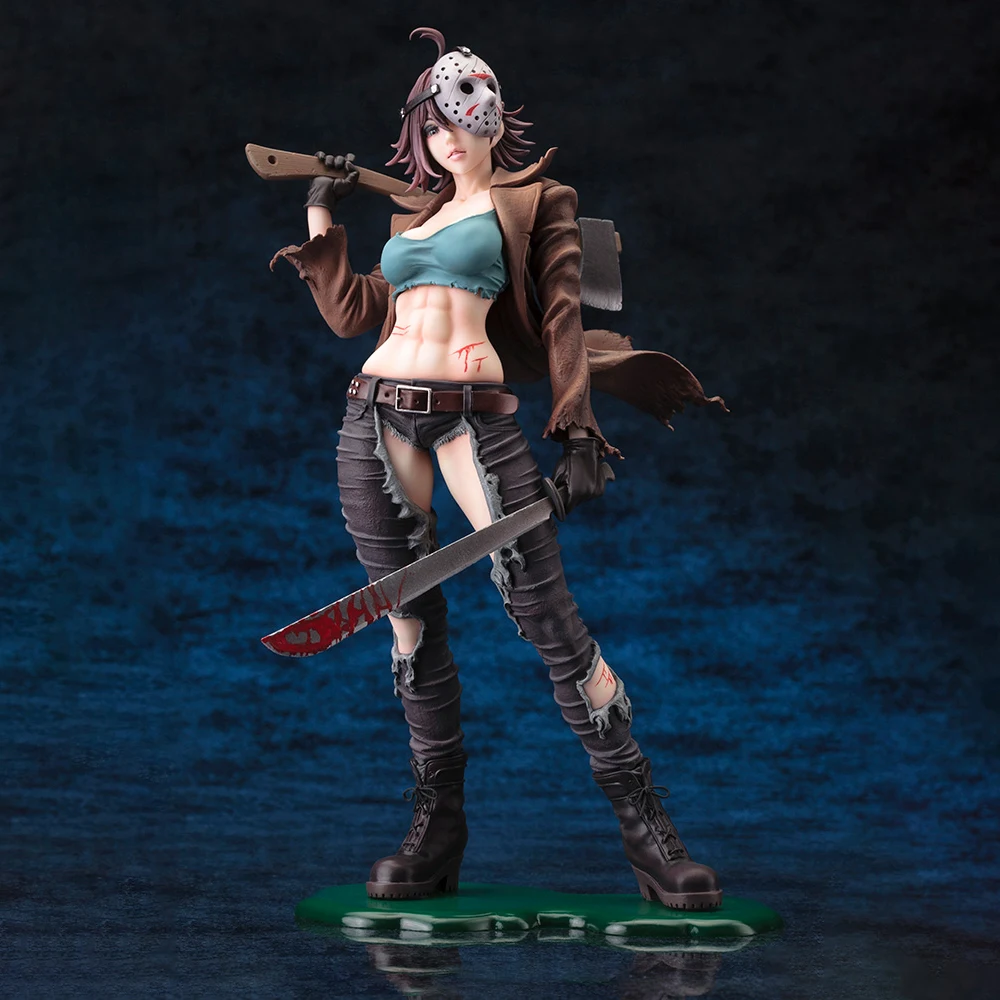 متوفر في المخزون تمثال كوتوبوكيا بيشوجو الأصلي، رعب بيشوجو، فيلم X بيشوجو فريدي مقابل. ديكور نموذج جيسون فورهيس #4