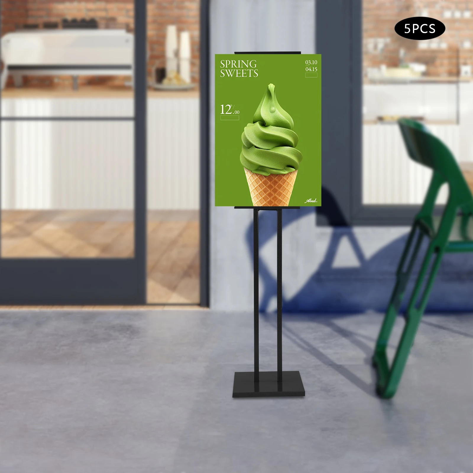 

Portable Floor-Standing Poster Frames Removable Construction For Easy Carry/Storage, Smooth Surface For Effortless Cleaning