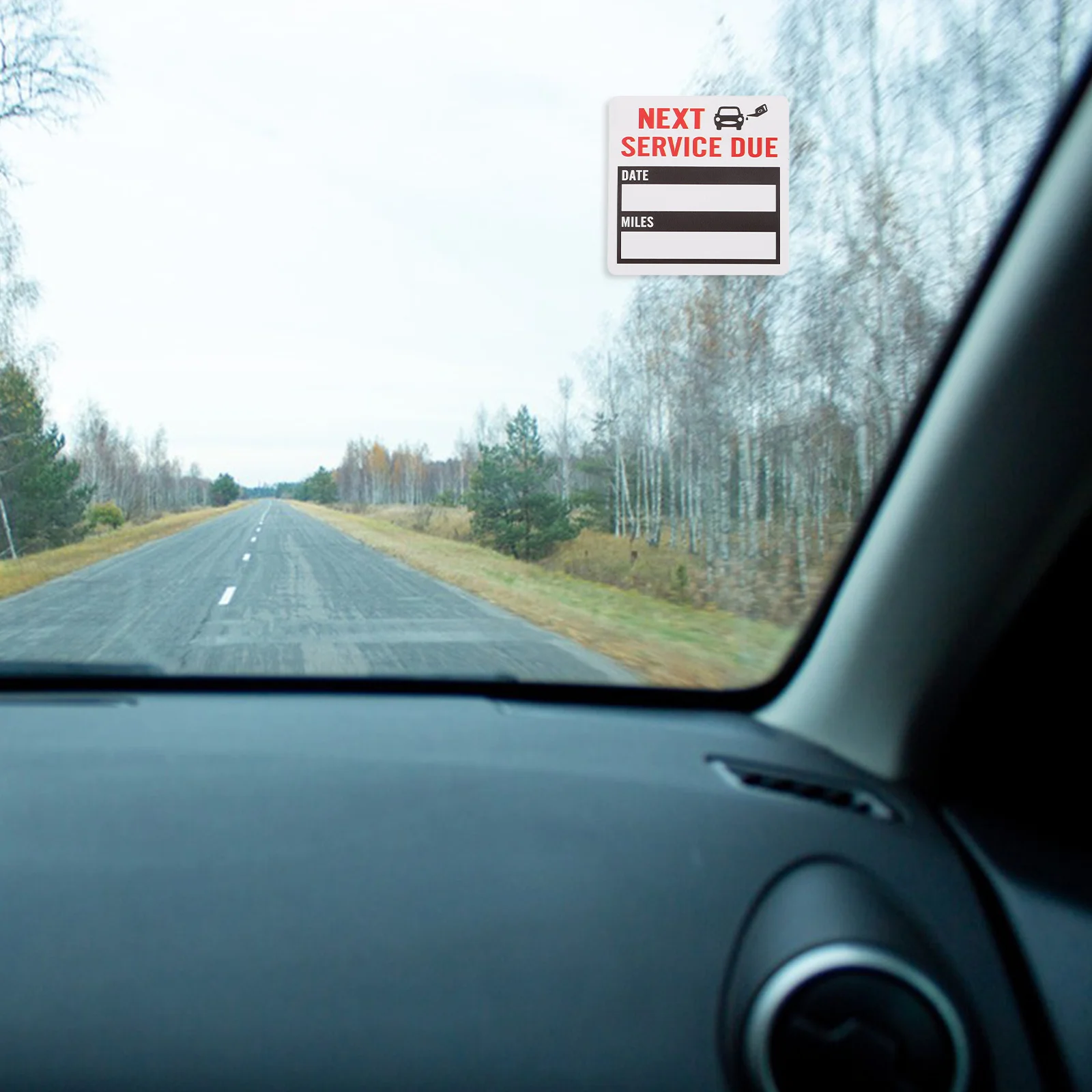 2 롤 자동차 정비 알림 스티커 방수 오일 교환 서비스 기간 만료 라벨 앞유리 탈부착 가능 접착식 자동차 데칼