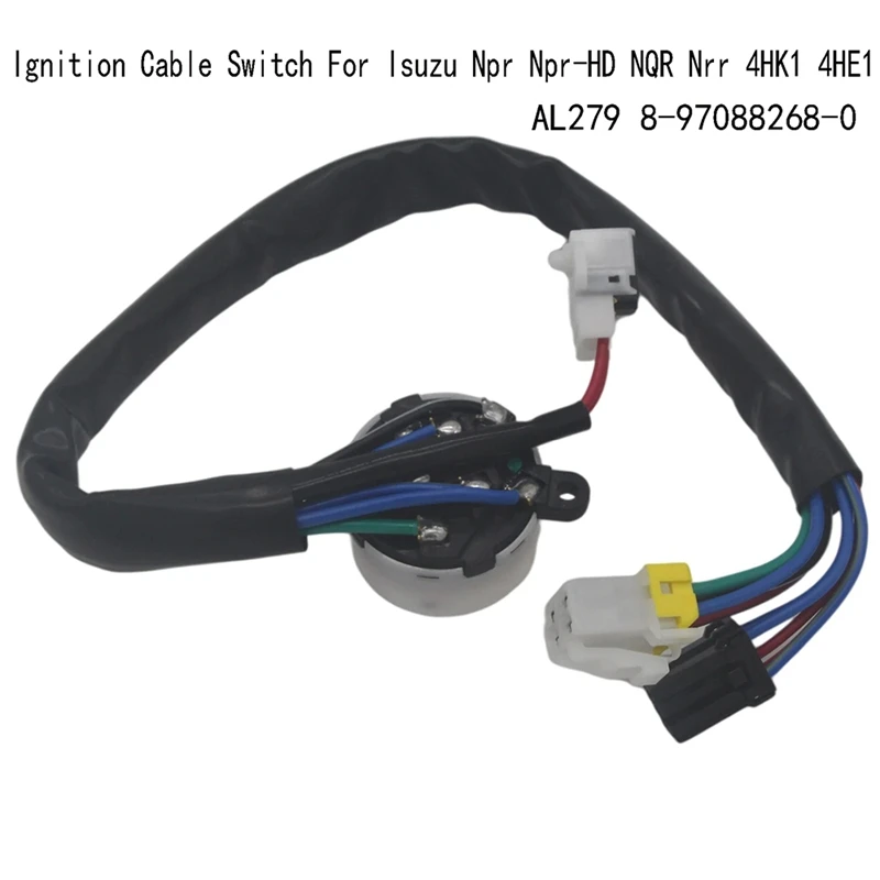 AL279 8-97088268-0 Ignition Cable Switch for Isuzu Npr Npr-HD NQR Nrr 4HK1 4HE1 Electrical Assy Ignition Cable Switch