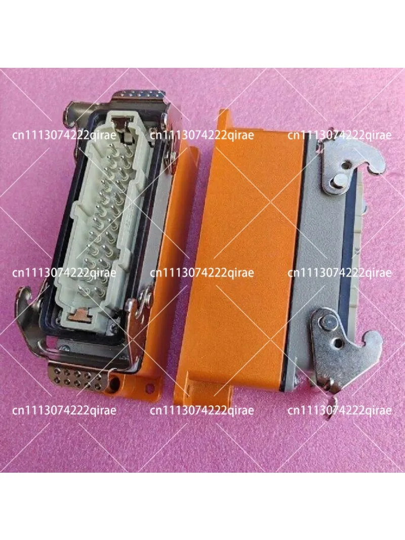 Hot runner mold junction box JXH-16P/24P hub box 16 pins 24 cores HE-024-M yellow