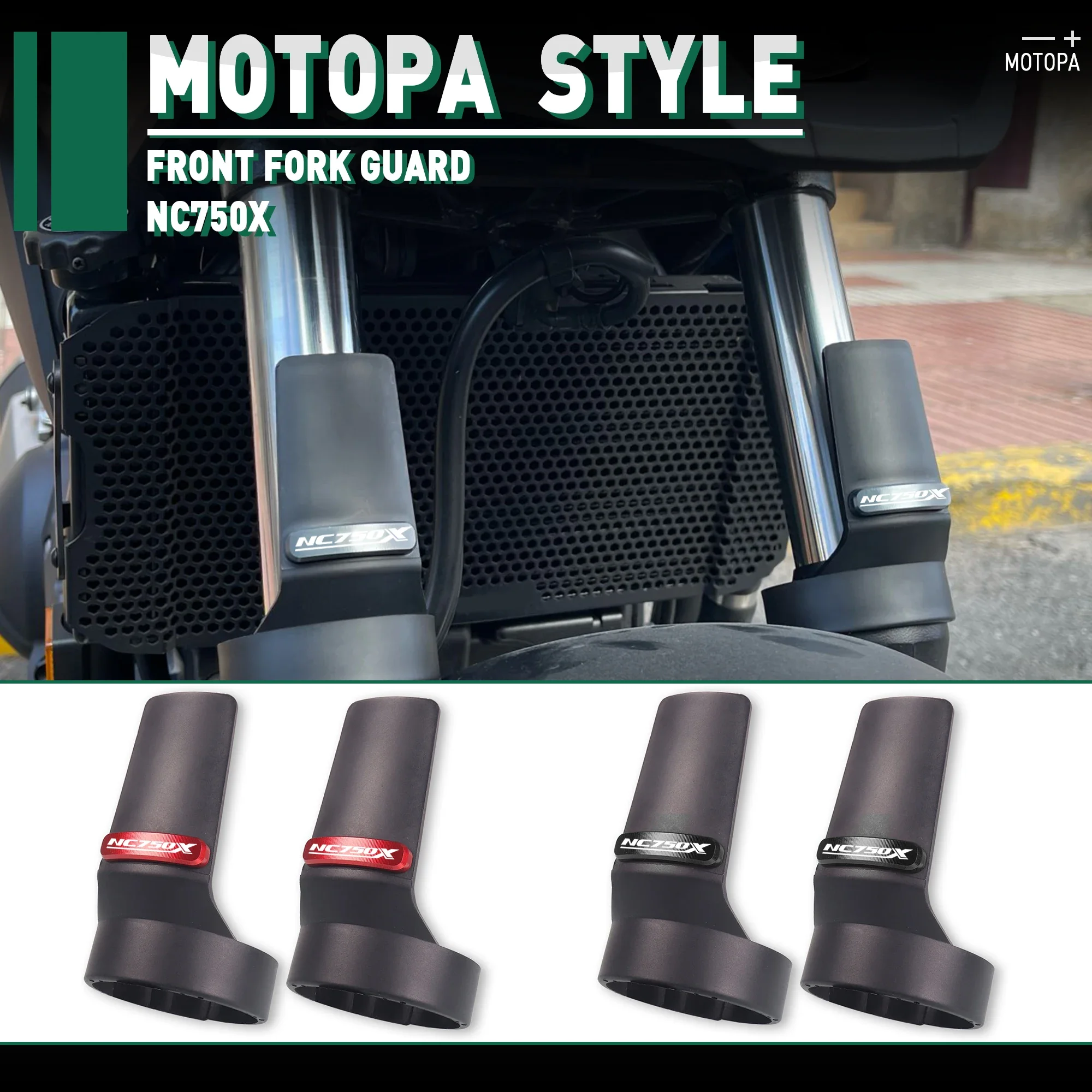

For HONDA NC750X 2023 2024 NC750X MT DCT Motorcycle Front Fork Guard Shock Absorbing Protective Shell Cover NC750X