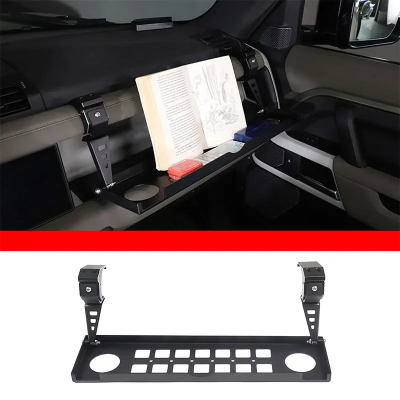 

Car Co-Pilot Multi-Functional Foldable Storage Rack For Land Rover Defender 90 110 130 2020-2024 Car Modification Accessories