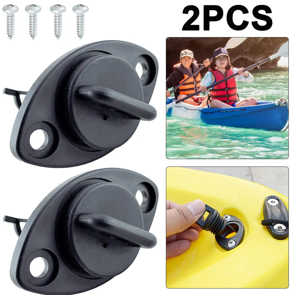 2 قطعة الفولاذ المقاوم للصدأ مركبة بحرية البيضاوي قابس التصريف طوف المسمار ختم المقابس