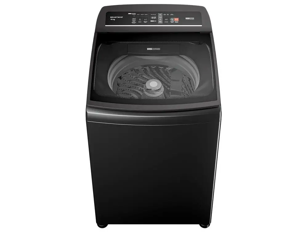 Lavadora de Roupas Brastemp 16kg Cesto Inox 12 Programas de Lavagem Cinza BWT16A9 - 220V