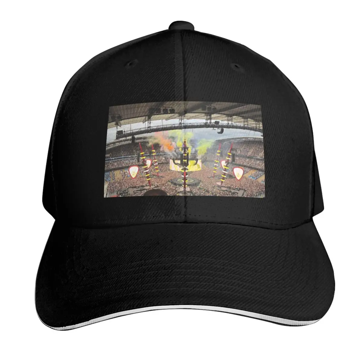 Ed Sheeran Baseball Cap Cotton Twill Breathable Contrast Two Tone Brim Snapback Flat Bill