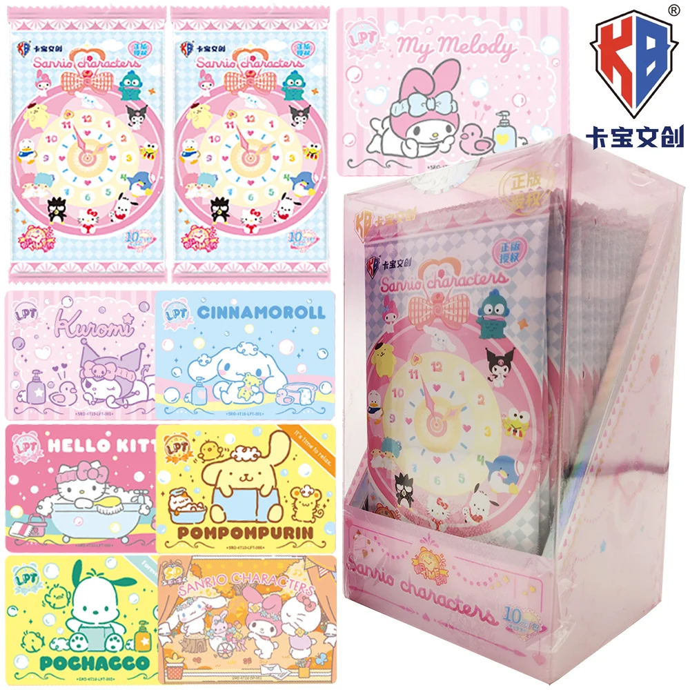 

Genuine Kabao Sanrio Collection Card Cute Star Cinnamoroll Pom Pom Purin Delicate Perfume Bottle Design Card Family Table Gifts