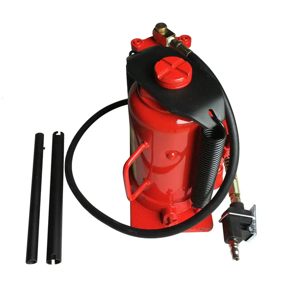 20 Ton Air Hydraulic Bottle Jack Red