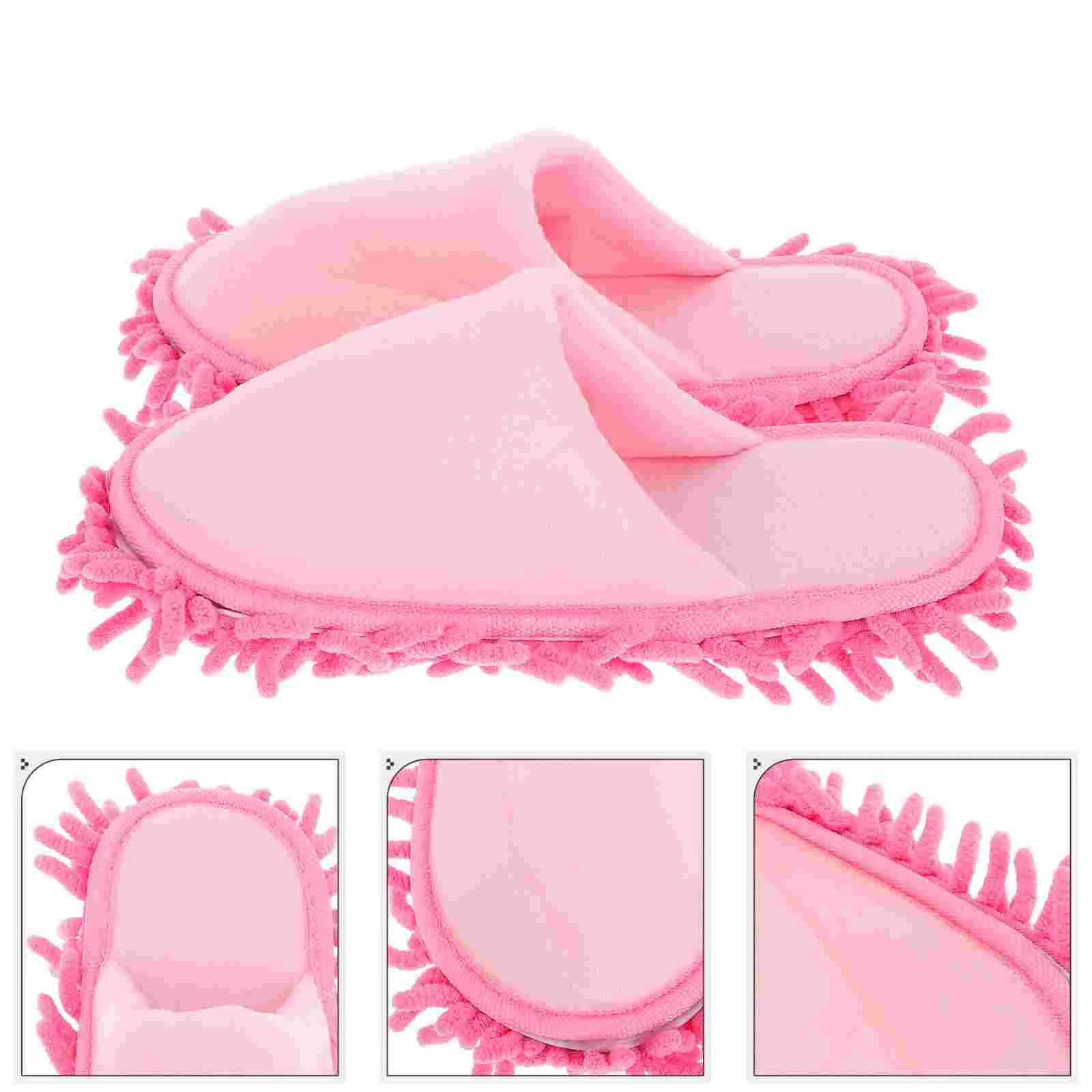 

Slippers Kids Mop Womens House Detergent Feet Cleaner Lint Chenille Foot for Shower Women's