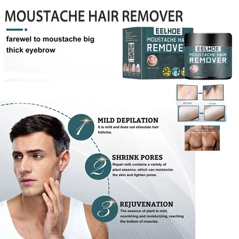 Permanent Hair Removal Spray Painless Hair Remover for Man Armpit Legs Arms Hair Growth Inhibitor Depilatory Body Cream Care