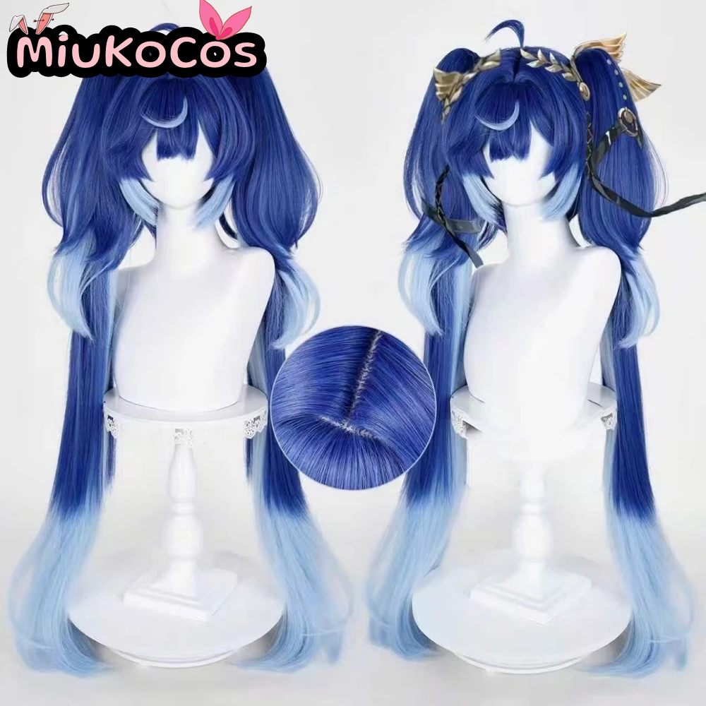 재고 있음 Iuno 코스프레 가발 MiukoCosplay 게임 Wuthering Waves 코스프레