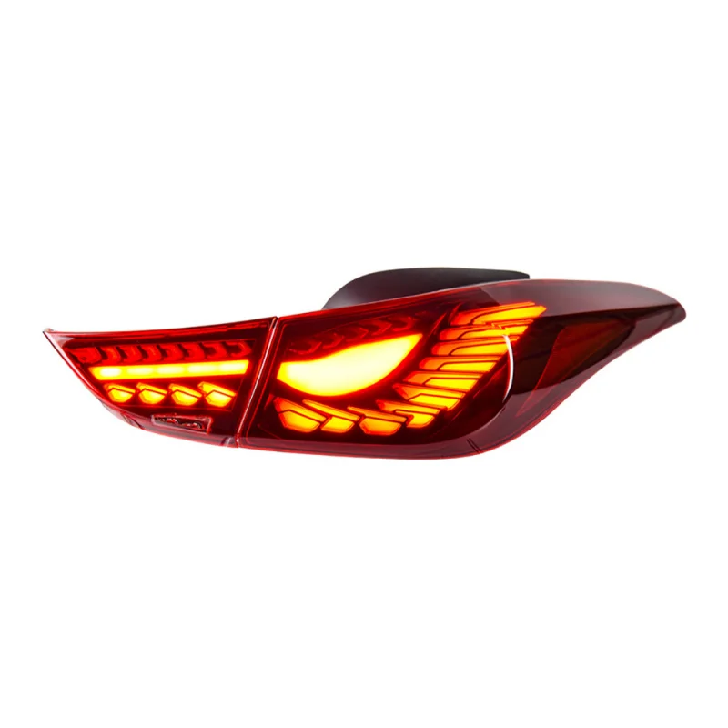 

Suitable for 12-17 Hyundai Elantra Tail Assembly Modified LED Dragon Scale Driving Light Flowing Turn S