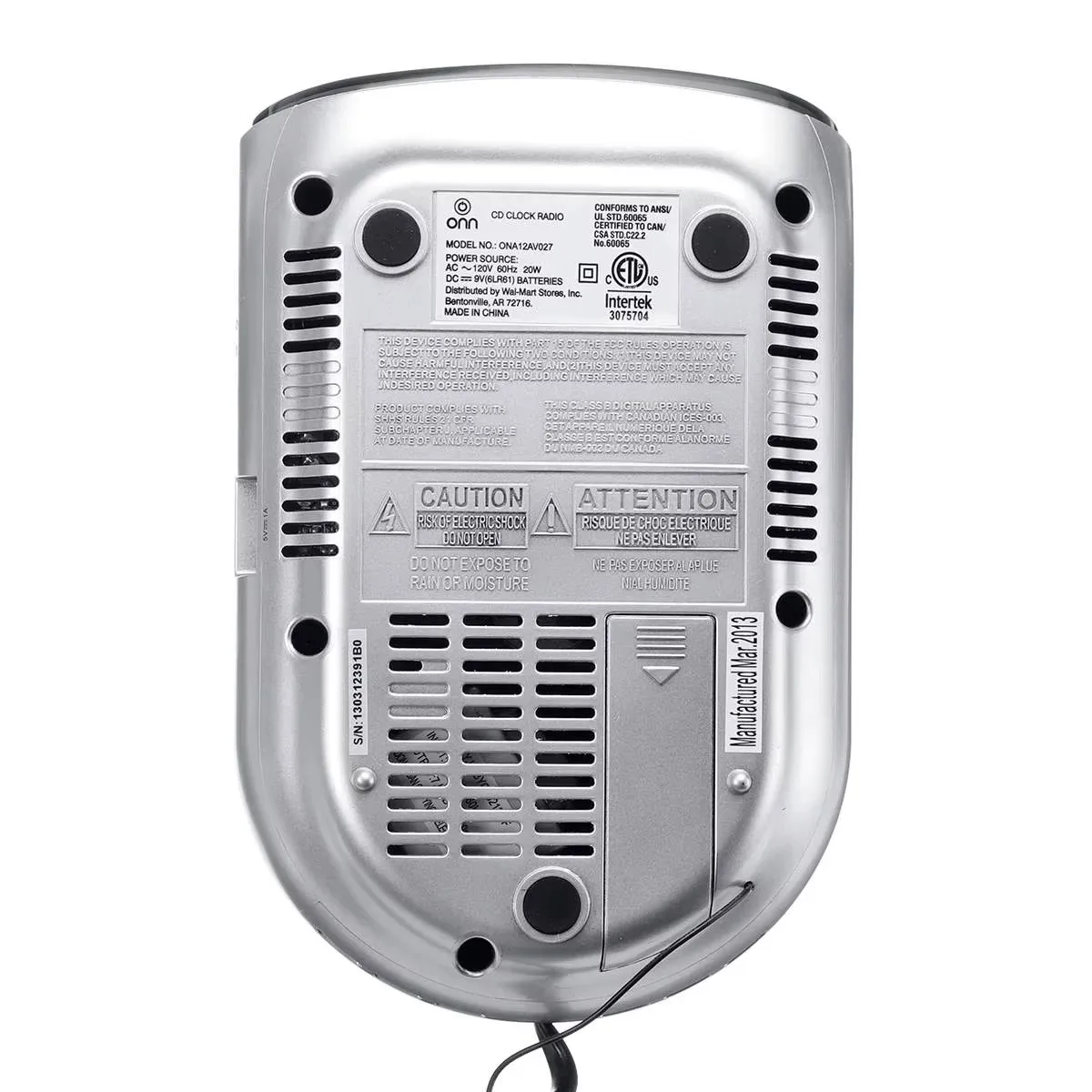 CD Player Portable Home Audio Boombox with Control FM Radio Built-in HiFi Speakers USB MP3 Alarm clock view 4