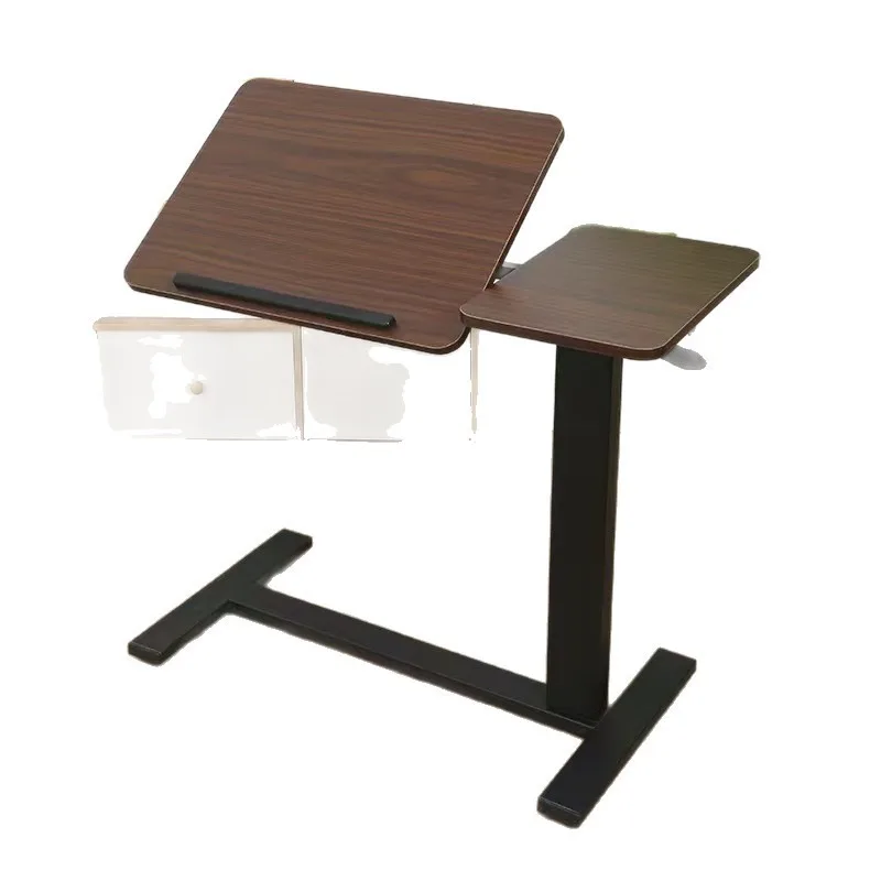 

Foldable bedside table pneumatic lift home office notebook table