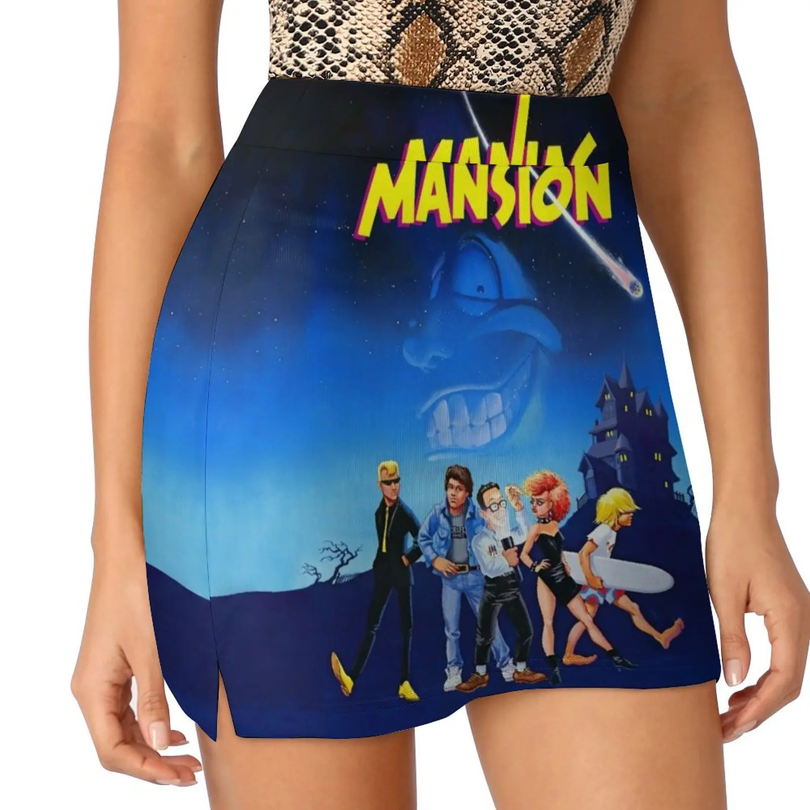 Day of the Tentacle - Maniac Mansion (High Contrast) Mini Skirt summer dresses for women 2025 fashion korean clothing