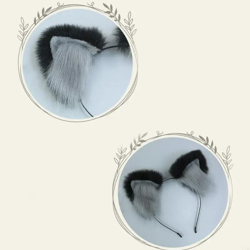 C71F Đa Năng Đảng Mũ Trùm Đầu Co Giãn Lông Thú Giả Mũ Trùm Đầu Bé Gái Cosplay Mũ Trụ Cho Các Bữa Tiệc Trang Phục Và Sử Dụng Hàng