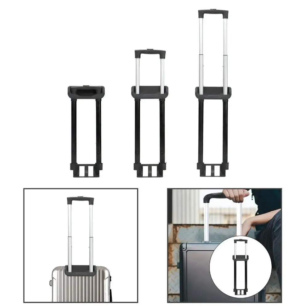 Retractable Luggage Handle Universal Easy To Install Travel Case Handle Replacement Abrasion Resistant Luggage Drag Handle