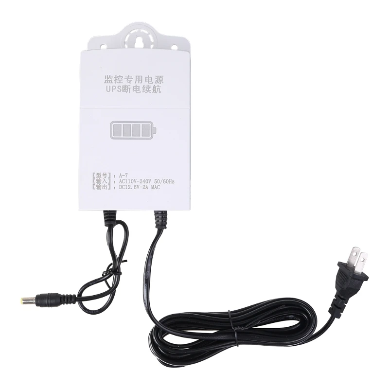 

12V-2A Uninterruptible Power Supply Mini UPS Backup for WiFi, Router, Modem, Security Camera Universal Interface