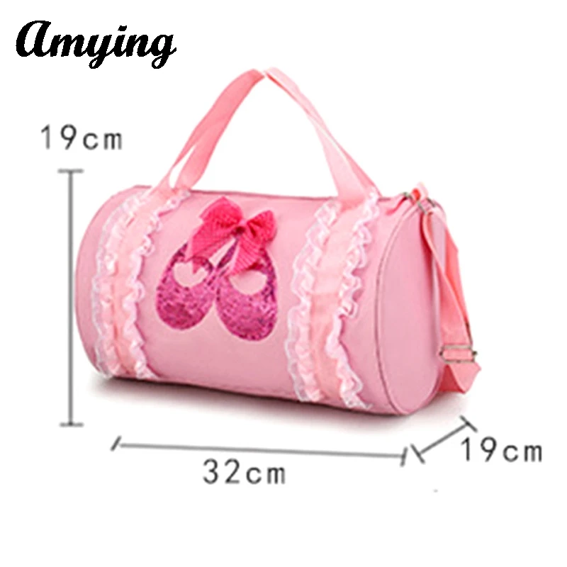 New Children's Dance Bag Latin Dance Bag Ballet Shoulder Crossbody Sport Bag For Girls Fitness Travel Yoga Handbag Storage Bag