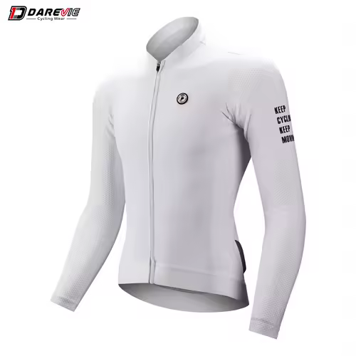 DAREVIE Cycling Jersey Small Size SPF 50+ Training Level Men Women Long Sleeves Cycling Jersey Breathable Man Cycling Maillott - Image 12