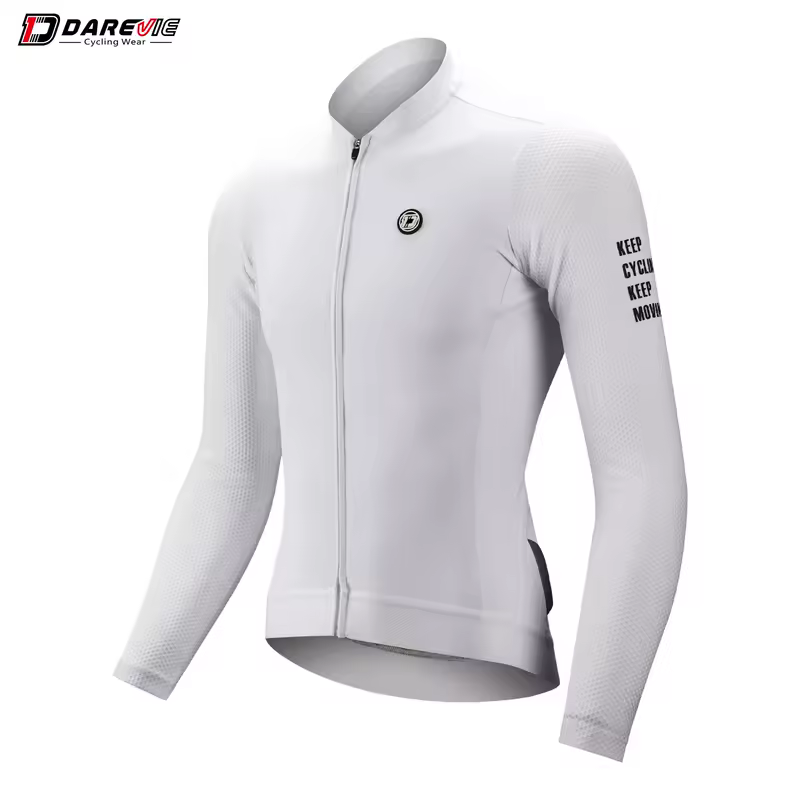 DAREVIE Cycling Jersey Small Size SPF 50+ Training Level Men Women Long Sleeves Cycling Jersey Breathable Man Cycling Maillott - Image 12