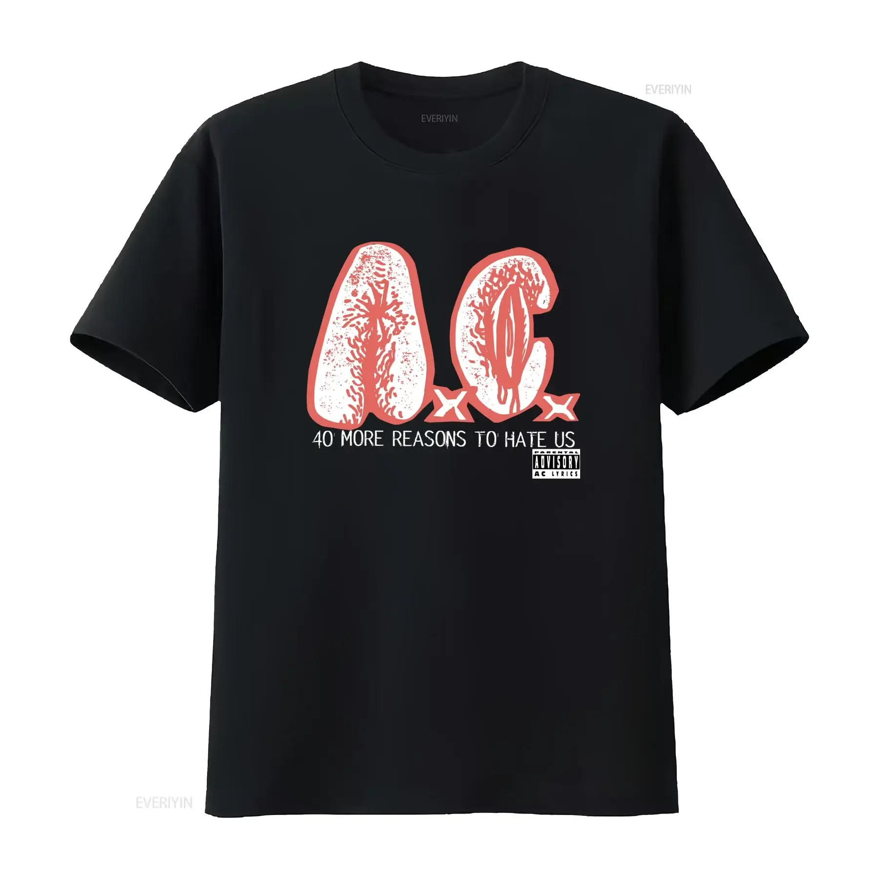 Vintage Axcx T-Shirt XL Schwarz Grindcore Band Napalm Death Bolt Thrower Earache 40 More Reasons To Hate Us Print Vintage Washed