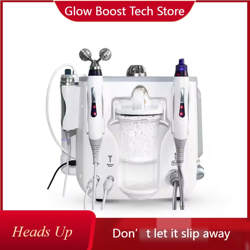 

NYLF-832 Aquasure H2 O2 Water Bubble Spa Beauty Machine US Plug Targeted Face Deep Cleaning and Skin Rejuvenation Facial Peeling