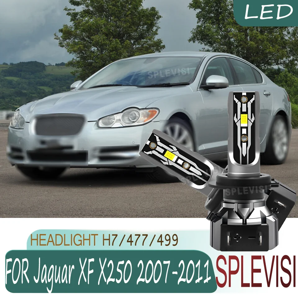 h7/477 LED Headlight with Warranty Worry-Free Purchase Improve Driving Safety IP68 For Jaguar XF X250 2007 2008 2009 2010 2011