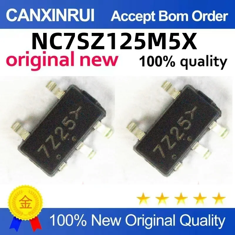 (10-300piezas)New Original NC7SZ125M5X Silk Screen 7Z25 SMD SOT23-5 Buffer Line Driver IC
