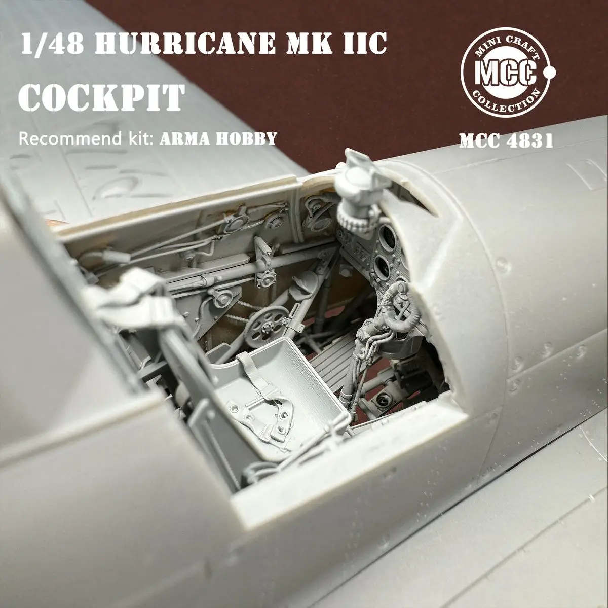 MCC 4831 1/48 Hurricane Mk.IIc Cockpit for ARMA Hobby - Upgrade Detail Set