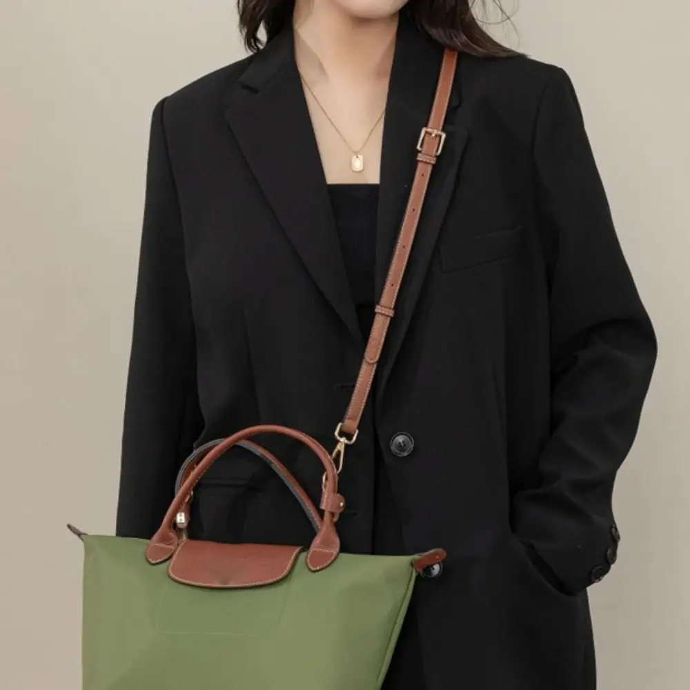 

Genuine Leather Crossbody Strap Bag Accessories Shoulder Strap Punch Free Handbag Transformation Accessories Modification