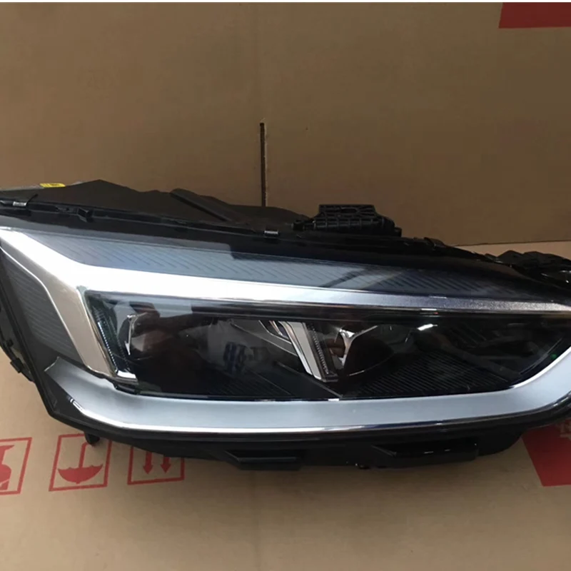 Video show,1pcs 2016~2019y Car Bupmer Head Light forAudi A5 Headlight Car Accessories DRL All In LED Daytime Light A5 Fog Light