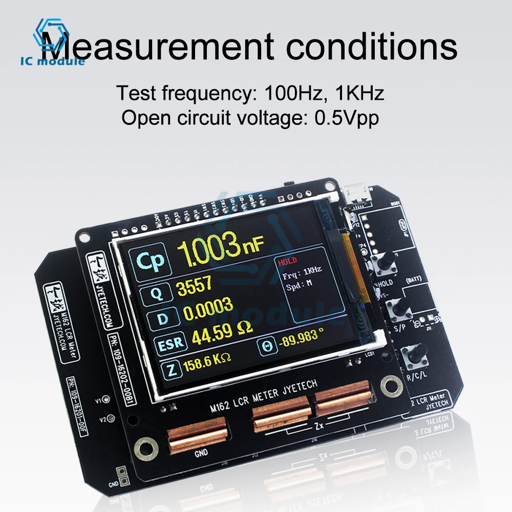 M162 High-Precision Digital LCR Testing Machine Diy Welding Kit Small Value Inductance Resistance Capacitance Measurement Module