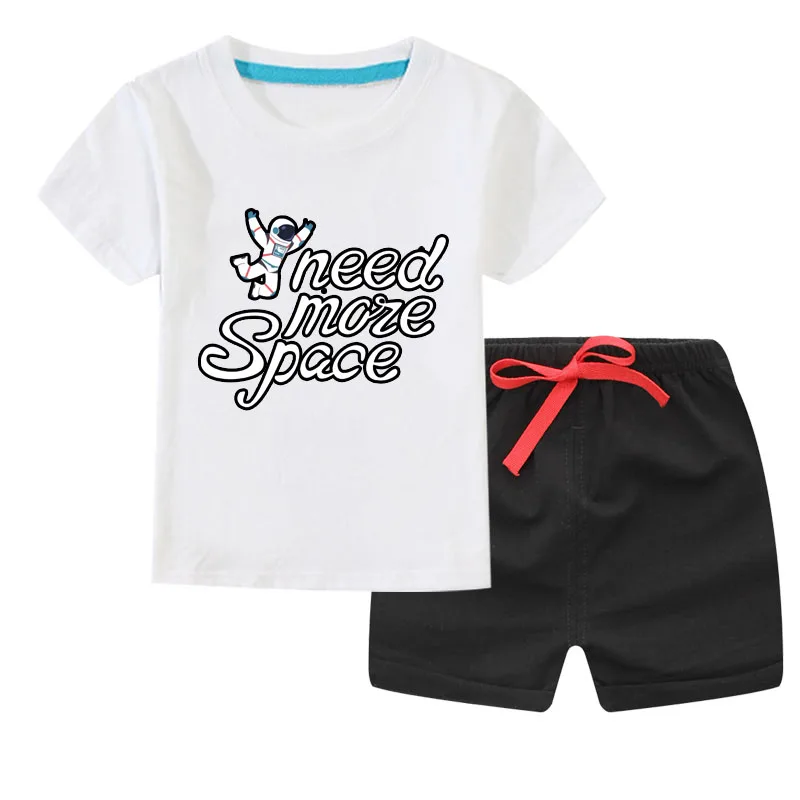 

Kids Clothes Girls Summer Clothes Set Short Sleeved T Shirts Set Shorts Cute Cotton Tops Kids Tracksuit Soft Outfit