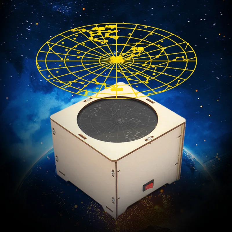 Starry Sky Projector Technology Small Maker Arctic Constellation DIY Scientific Experiment Material Package Starry Sky Map Toy