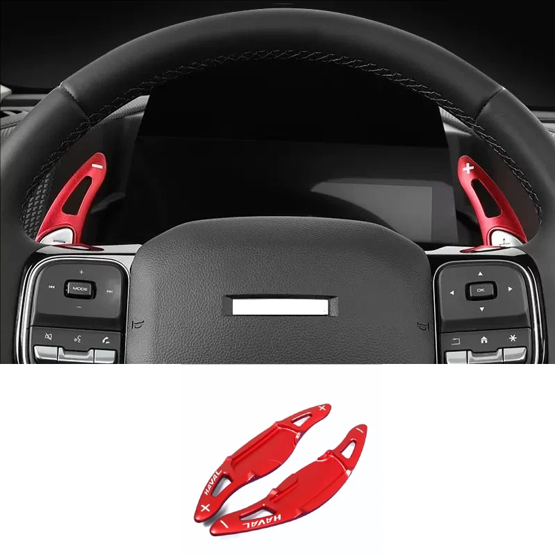 

For Great Wall GWM Haval DARGO Steering wheel shift paddles Interior decoration patches Car Accessories Modification